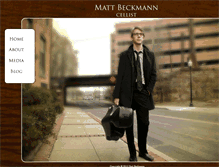 Tablet Screenshot of mattbeckmann.net
